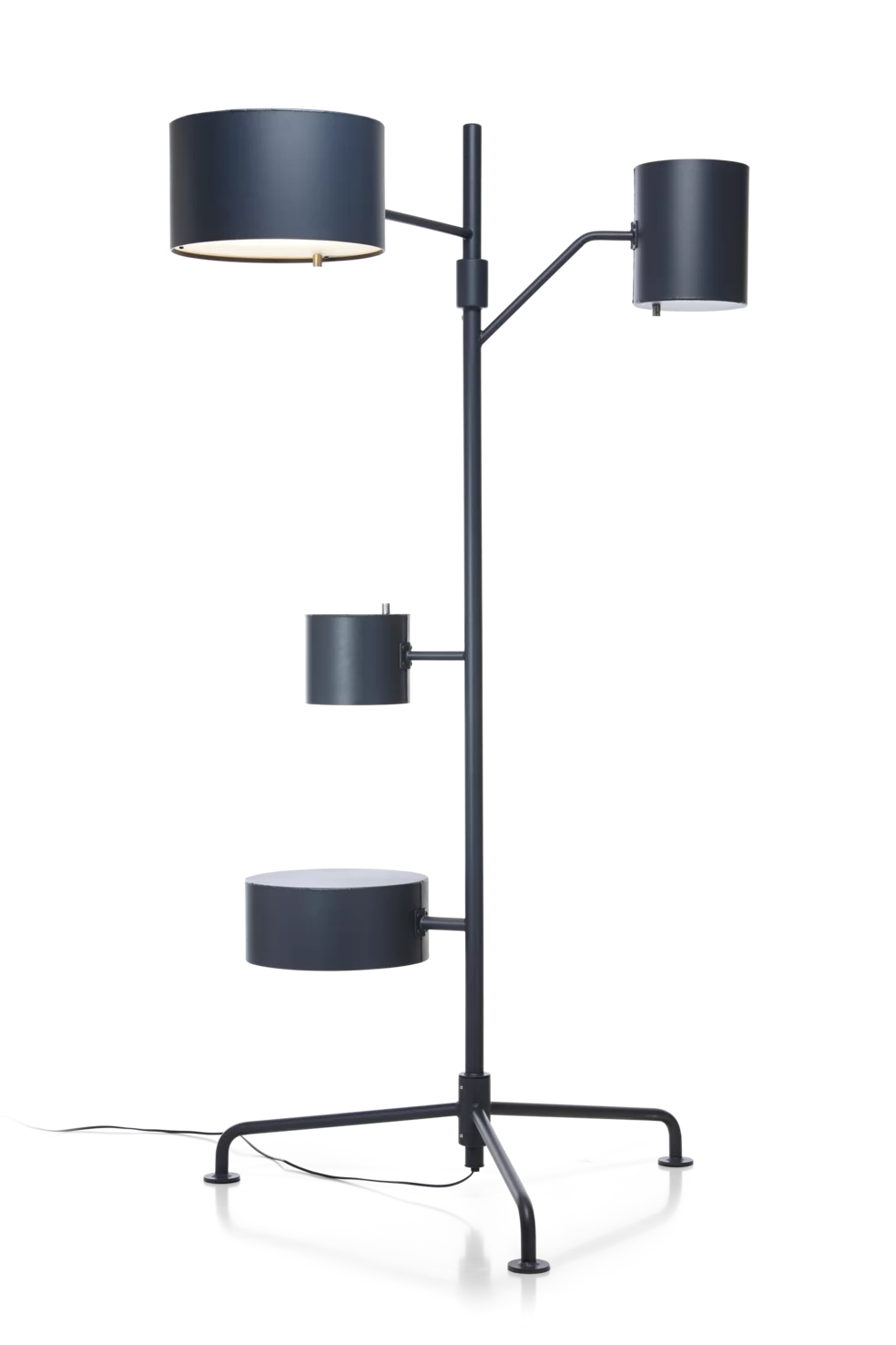 Statistocrat Floor Lamp dark blue front view